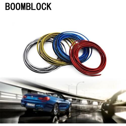 5m Automobiles Interior Decoration Moulding For Peugeot 206 VW Mazda 6 Mercedes Opel Astra H Kia Rio Skoda Octavia Accessories