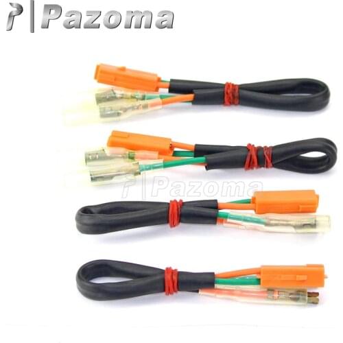 Motorcycle Indicator Turn Signal Adapter Plug Wire Connector for Kawasaki Ninja ZX-6R ZX-9R ZX-10R ZX-12R Z750 Z800 Z1000