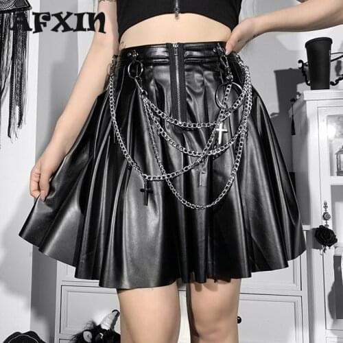 AFXIN High Waist Skirts For Women