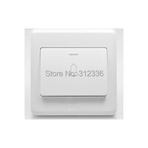 Free shipping wall switch one on single control wall switch door bell switch