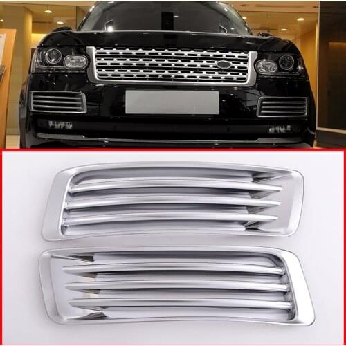For Land Rover Range Rover Vogue SE Autobiography 2013-2017 Accessories Car Front Fog Light Grille Cover Trim