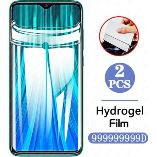 2PCS ftont back hydrogel film for xiaomi redmi Note 8 pro screen protector note 8T camera glass on Note8 8 T 8pro Not 8 pro
