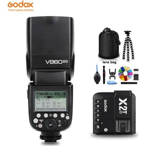 Godox V860II V860II-O TTL HSS Li-ion Battery Speedlite Flash With X2T-O Flash Trigger Transmitter for Olympus Panasonic Lumix