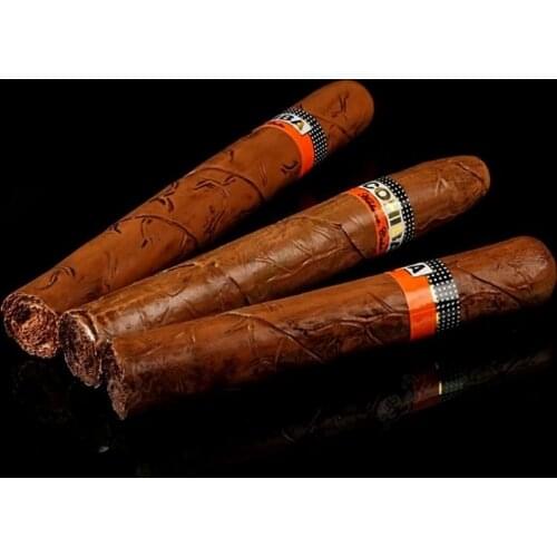 Resin Simulation Cigarettes Fake Cigar Cigarette Model Realistic Props 150mm