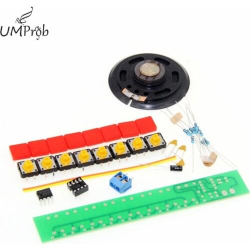 NE555 Keyboard Parts DIY Electronic Eight Note Keyboard Production Kit