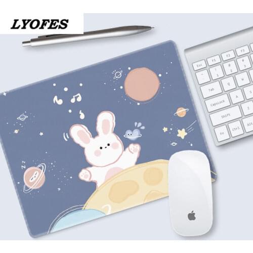 Kawaii Mouse Pad Cute Mouse Pad Writing Desk Mats Laptop Mouse Mat Office Accessories Deskpad Mat for Mice Mouse 22x18cm