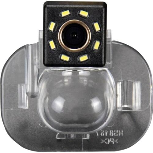 Misayaee Car Rear View Reverse Parking Camera Golden 8 LED for Hyundai Verna Solaris Accent Kia Forte Night Vision Waterproof