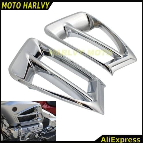 Motorcycle Air Exhaust Intake Accent Trim Decoration Cover case for Honda Goldwing GL1800 2012 2013 2014 2015 2016