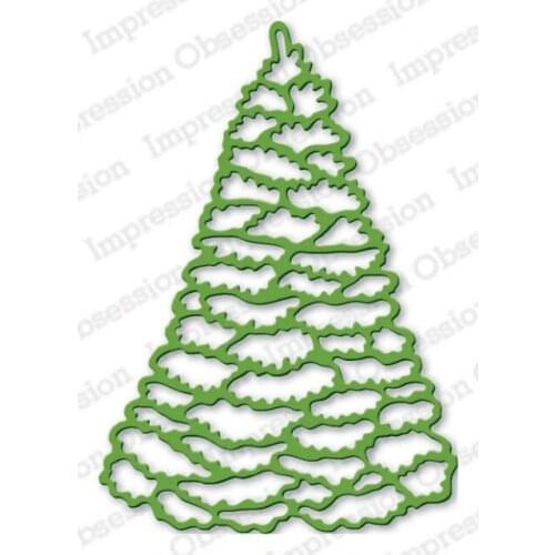 2020 new Hollow Christmas tree METAL CUTTING DIES Stencil Scrapbooking Photo Album Card Paper Embossing Craft DIY