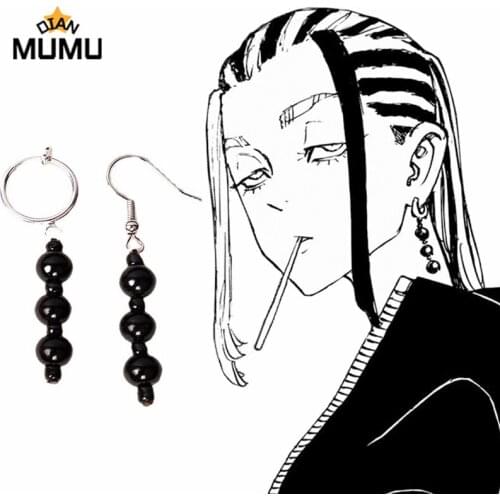 New Simple Anime Tokyo Avengers Earrings Acrylic Cartoon Character Tokyo Revengers Accessories Jewelry Gift