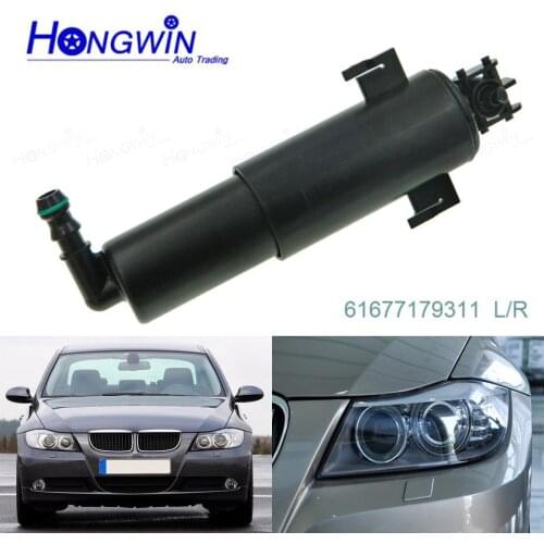 Genuine NO: 61677179311 Left&Right Headlight Cleaning Washer Nozzle For BMW 3 Series E90 E90 LCI E91 E91 LCI E92 E93 2006-2012