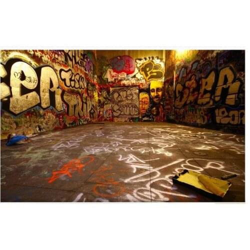 Custom photo wallpaper 3d wall murals wallpapers Graffiti wall of setting of restoring ancient ways 3d wallpaper for living room