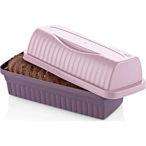 Qlux Toast Ekmekliği Red L-00405 Bread Storage Box