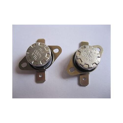12 pcs Temperature Switch Thermostat 80 C N.O. KSD301