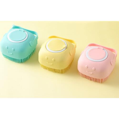 Magic Silicone Brushes Bath Towels Body Brush Bath Belt Exfoliating Wash Skin Household Clean Shower Brushes Body Wash Storage