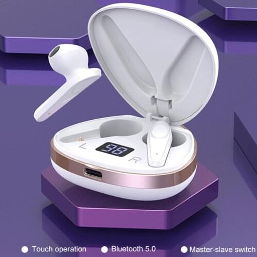 X19 TWS Wireless Headphone Charging Box Earphones Bluetooth 5.0 Mini 9D Girls Stereo Earbuds Headsets With Microphone