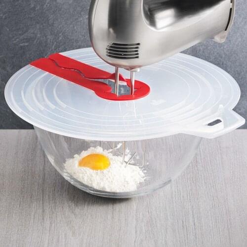 Egg Bowl Whisks Screen Cover Beat Eggs Mixing Bowl Lids Splatter Guard Splash-proof Kitchen Cooking Gadgets Baking Accessories