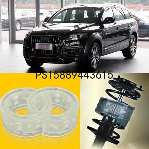 2pcs Power Front /Rear Shock Suspension Cushion Buffer Spring Bumper For Audi Q7