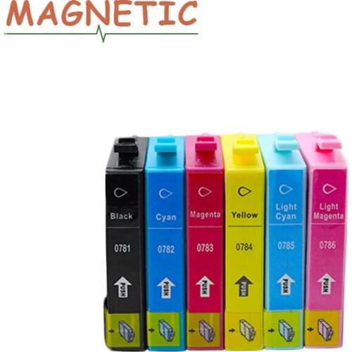 6X compatible ink cartridge T0781 T0782 T0783 T0784 T0785 T0786 for Epson Stylus Photo R260/R280/R380/RX580/RX595/RX680 printer