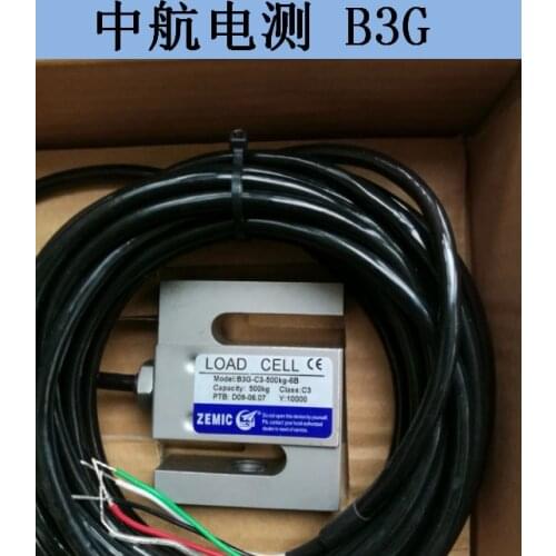 B3G-C3-500kg-6B ZEMIC Weighing Sensor s-Type Tension Sensor Load Cells 100KG 200KG 500KG 1t