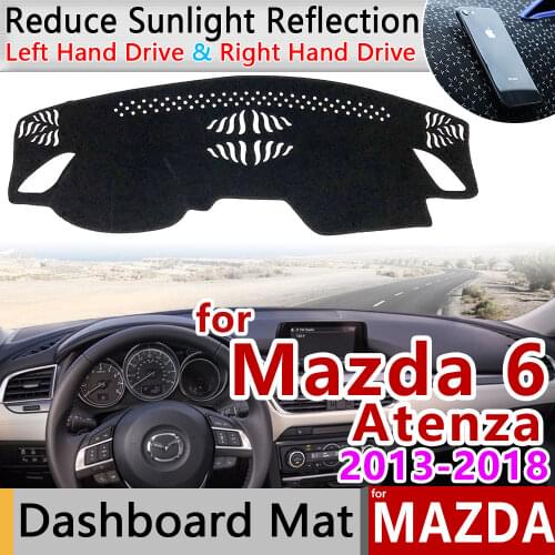 For Mazda 6 2013 2014 2015 2016 2017 2018 GJ1 GL Atenza Anti-Slip Mat Dashboard Cover Pad Sunshade Dashmat Cape Accessories Rug