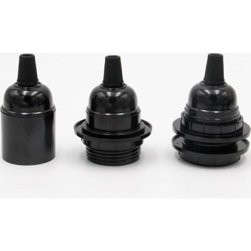 E27 Bakelite Lamp Socket Phenolic Threaded Bulb Lamp Holder E27 Fittings