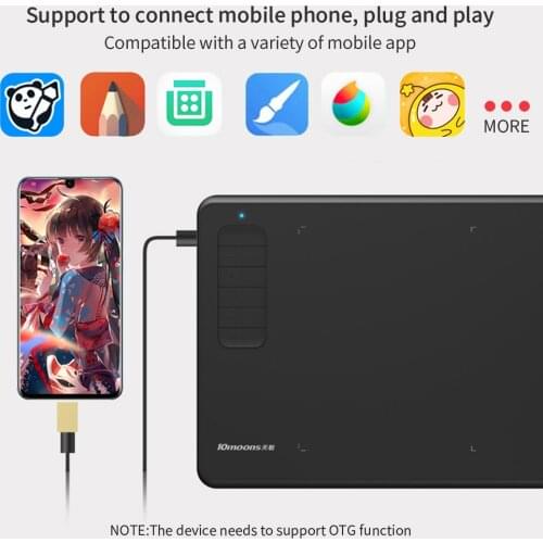 G12 Inch Bluetooth USB LCD Digital Anime Drawing Online Learn Graphics Tablet with Digital Pen Writing Tablet for Android for MA