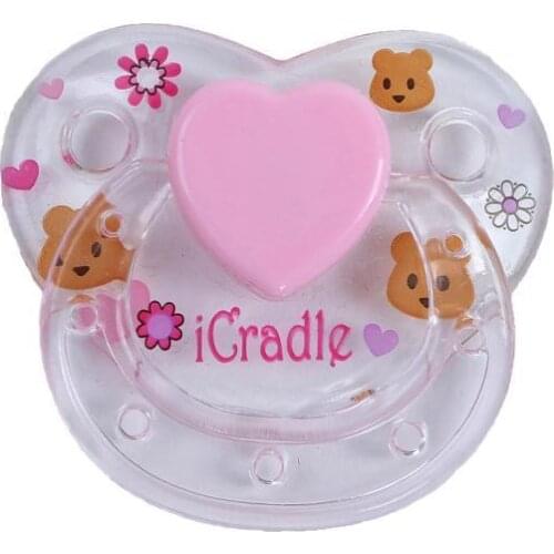 Doll Baby Reborn Doll Supplies Dummy Magnetic Pacifier+Magnet For Reborn Baby Only Bebe Reborn Dolls Girl