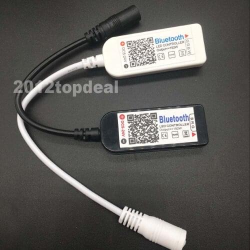 DC 12V Mini Bluetooth-compatible Controller 3 Channel Bluetooth RGBW Led Controller IOS / Android APP For RGB LED Strip Light