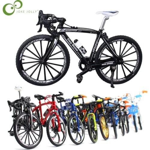 Mini 1:10 Model Alloy Bicycle toy Finger Mountain bike Pocket Diecast simulation Metal Racing Collection Toys for children YJN