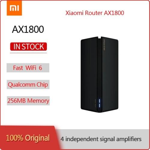 New Oringinal Xiaomi Router AX1800 WIFI 6 5-Core 256MB 2.4G/5G Dual-frequency Gigabit OFDMA High Gain 2 Antennas Mesh Wireless