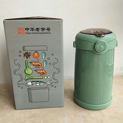 Food Containers Portable Stainless Steel Lunch Box Family Picnic Dinnerware Thermal Insulation Lunch Box Vacuum Food Insulation