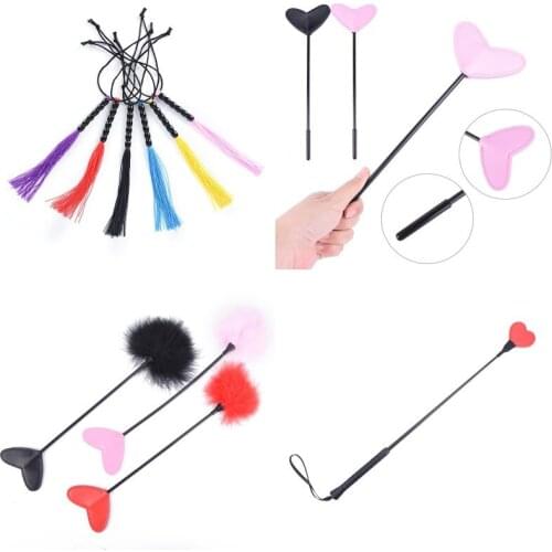1PCS Adult Games Flirt Sex Whip Sex Toys Fetish Spanking Paddle Bondage Flogger For Couples Sexy Knout PU Leather SM Products