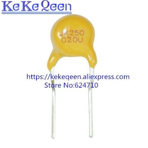 50PCS/LOT Recovery Fuse PPTC JK250-020U 250V 20MA 0.02A PTC Original Authentic