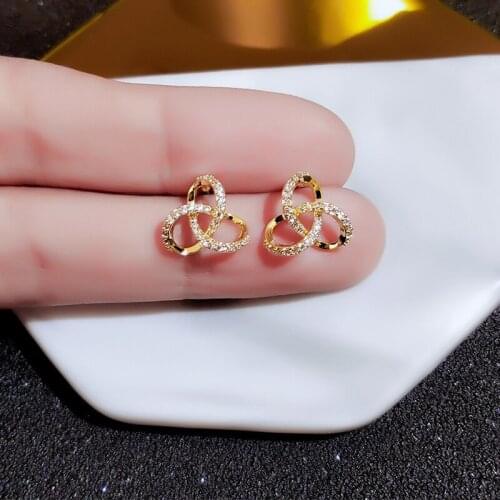 Cute Unicorn Stud Earrings for Women Fairy Animal Gold Cubic Zirconia Earrings Girls Birthday Party Gift Jewelry Accessories
