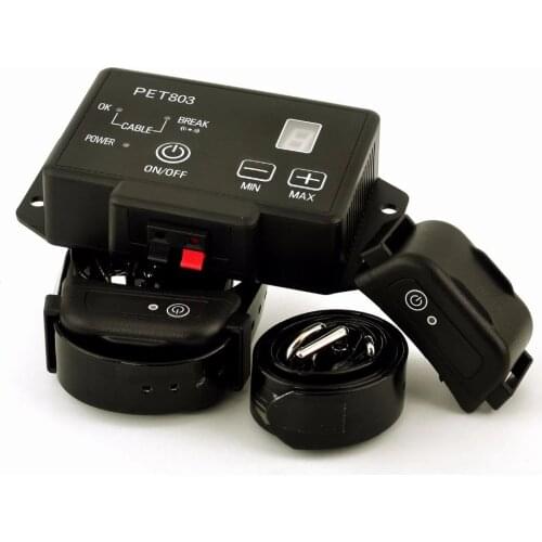 2000 Square Meters Beeper and Static Stimulation In-ground Pet Fence System Waterproof And Rechargeable