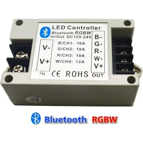 RGB RGBW Led Strip light Bluetooth LED Controller, Smart Phone IOS Andriod APP control for 5050 3528 RGB LED Strip Lighting