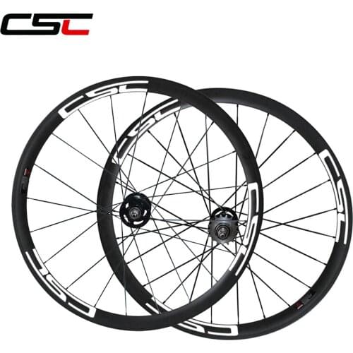 CSC 23mm Width 700C 38mm Tubular carbon Flip Flop Track Bicycle Wheels
