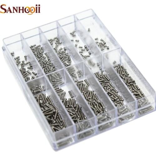 High Quality 10 Size Diameter 1.2mm Screws Set For Watch Phillips Screw Repair tools For Watch