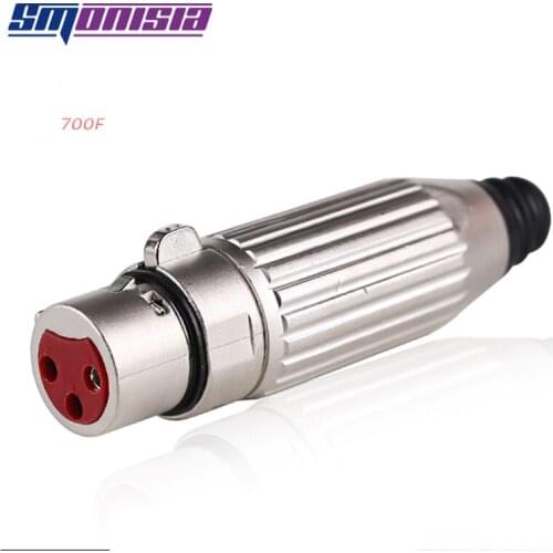 Smonisia 10pcs XLR Plug Male Female Audio Jack 3Pins Welding Microphone Amplifier Balanced Connector
