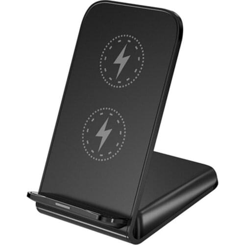 10W Wireless Charger Stand For iPhone 11 Pro X XS Max XR 8 QC 3.0 10W Fast Charging Dock Holder for Samsung S8 S9 S10