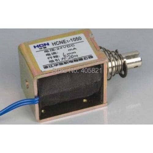 24V Pull Hold/Release 6mm Stroke 6.3Kg Force Electromagnet Solenoid Actuator