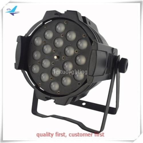 6 pieces zoom led par 18x18w 6in1 led par lighSt/disco light par led rgbwauv