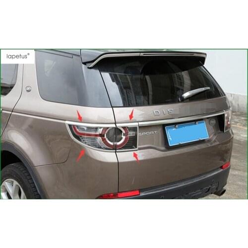 Lapetus Accessories Fit For Land Rover Discovery Sport 2015 - 2019 Turning Brake Rear Taillight Lamp Light Cover Kit Trim