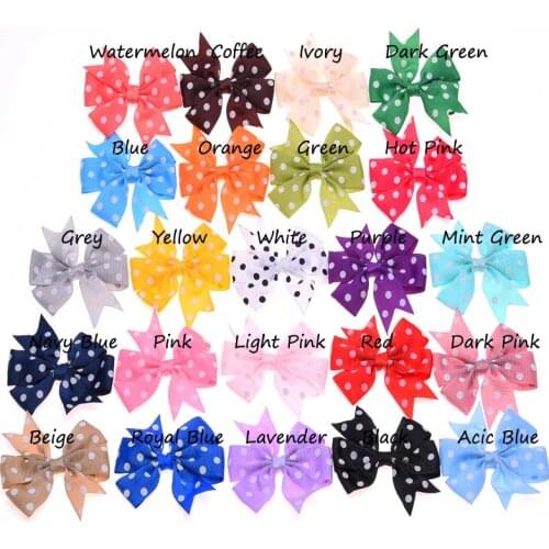 23pcs swallow tail bows butterfly bow ties bows WITHOUT hairclip barrette for elastic hairband