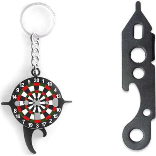 Keychain Dart Wrench Tools Tighten Darts Shafts Beer Bottle Opener Indoor Game