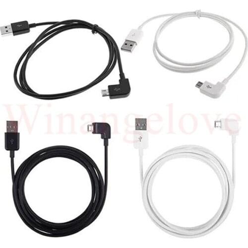 Fast Charger Cord 90 Degree Right Angle right Micro USB Data Sync Charging Wire cable for Samsung s6 s7