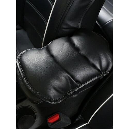 Car Armrests Cover Arm Rest Seat Box Pad Protective Case Soft PU Mats for Toyota Yaris Camry Corolla Highlander Avensis Rav4