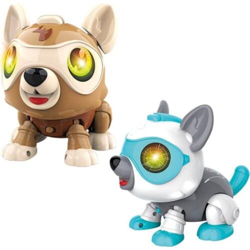 Voice Control Electronic Puppy Toy Robotic Walking Doggy Robot Toys for Kids