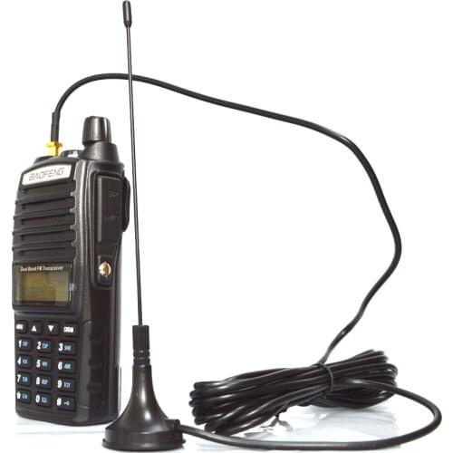 Hot sale Walkie talkie high gain mini car sucker antenna suitable for Baofeng raido bf-888s uv-5R UV-82